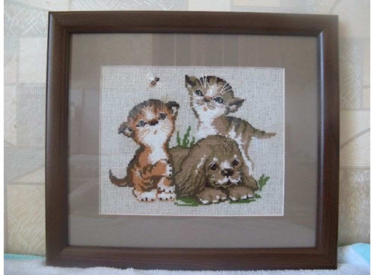 Набор для вышивания «Котята и щенок» — картинка 5