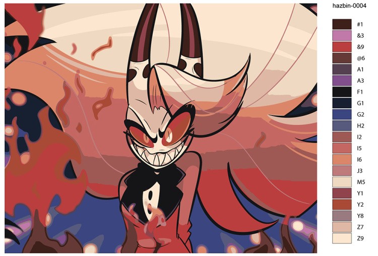 Картина по номерам «Отель Хазбин (Харбин): Чарли 40x50» — картинка 2