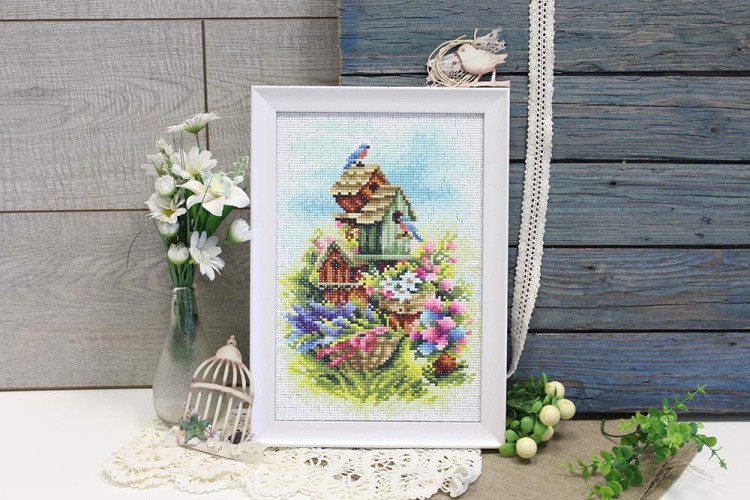 Алмазная вышивка «Весёлые соседи» — картинка 2