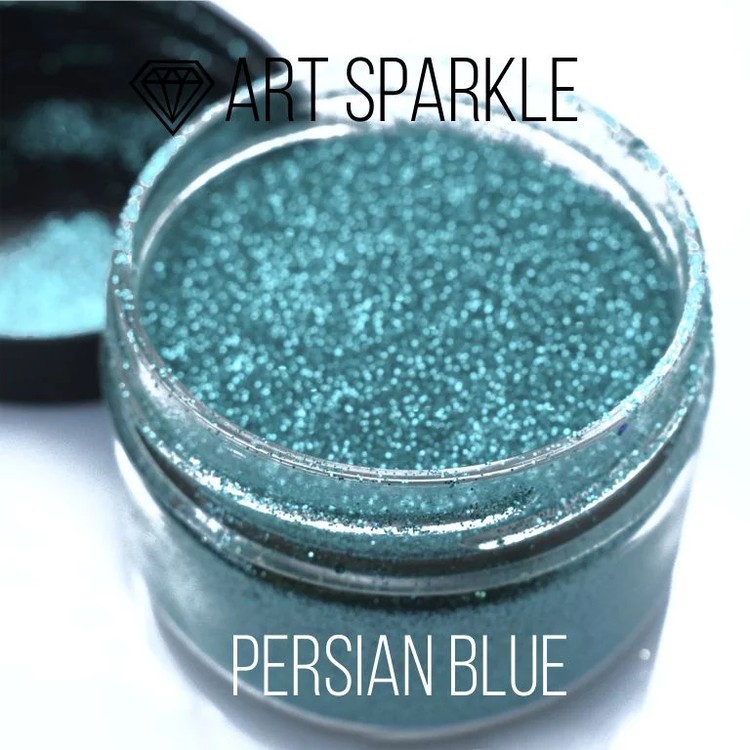 Глиттер мелкий Persian Blue, 50 г, Craftsmen.store — картинка 2