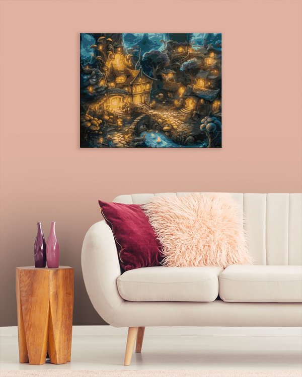 Картина по номерам «Домики гномов» — картинка 3