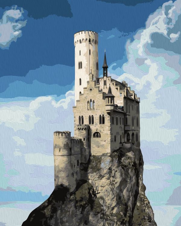 Картина по номерам «Крепость чародея»