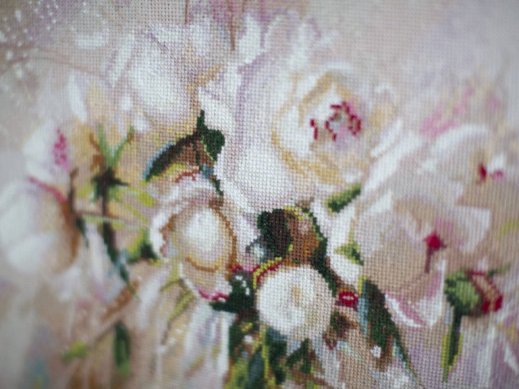 Набор для вышивания «Воздушные пионы» — картинка 3