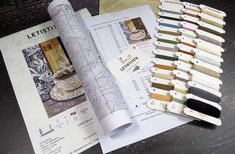 Набор для вышивания крестом «Lion Coffee C» — картинка 4