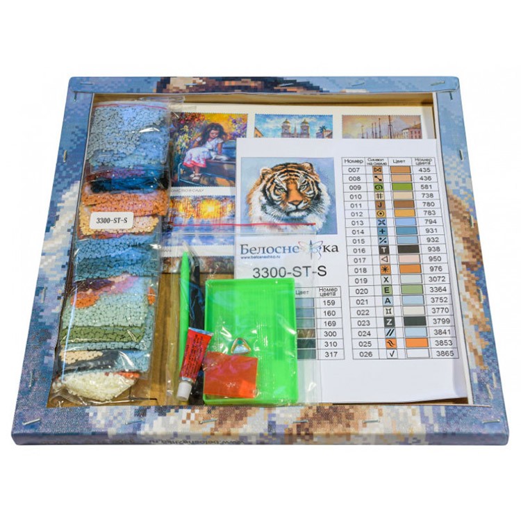 Алмазная вышивка «Большой тигр» — картинка 3