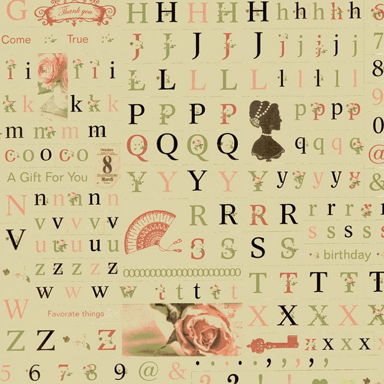 Набор бумаги «Французское путешествие» — картинка 12