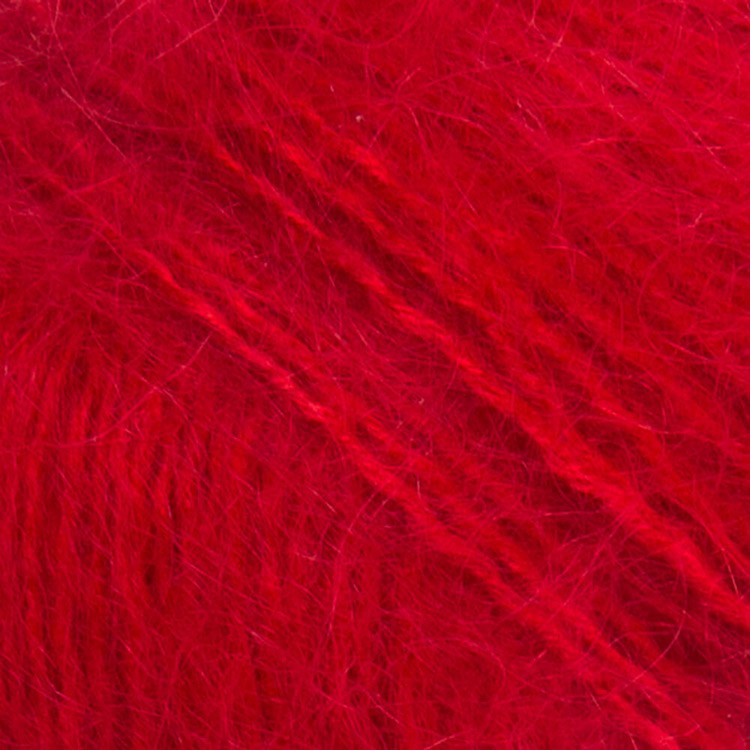 Пряжа YarnArt Mohair trendy (Мохер тренди) (105), кармин, 5 шт. по 100 г — картинка 2