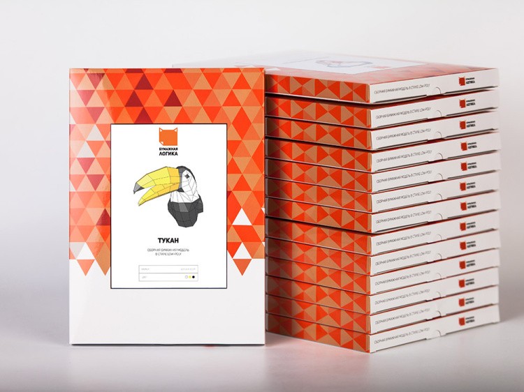 Бумажная модель для склеивания трофей «Тукан» — картинка 7