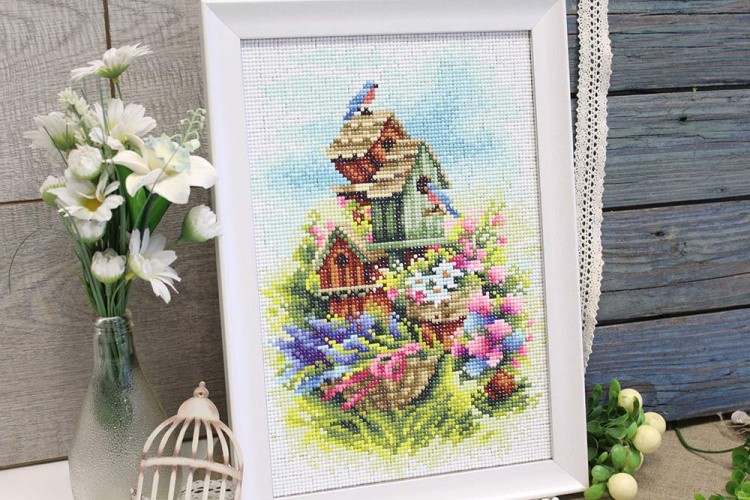 Алмазная вышивка «Весёлые соседи» — картинка 3