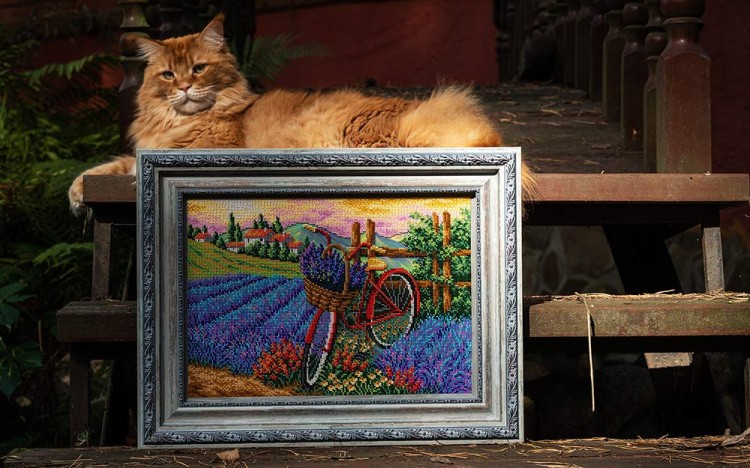 Набор вышивки бисером «Запах лаванды» — картинка 6