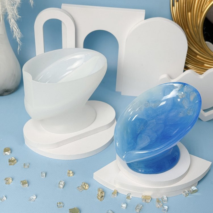 Силиконовый молд - Мыльница, 12,5x9,8см, 1 шт. — картинка 4