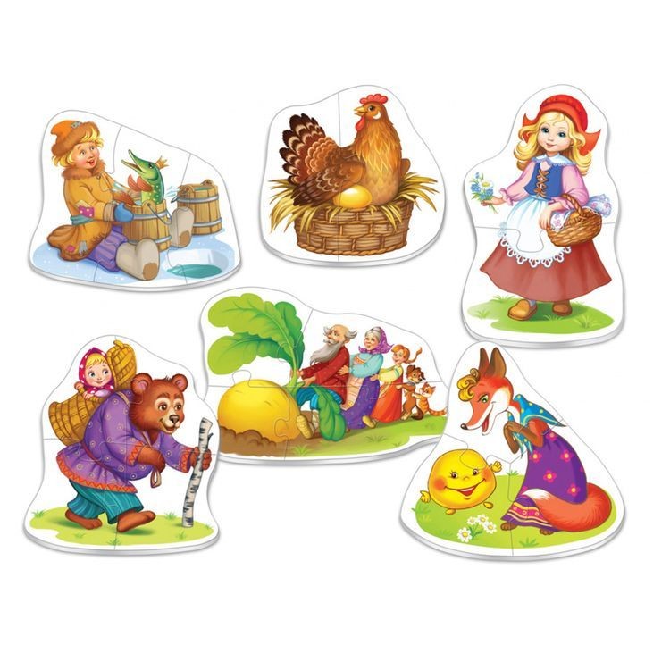 MAXI-пазлы «Сказки» (набор № 1) — картинка 3