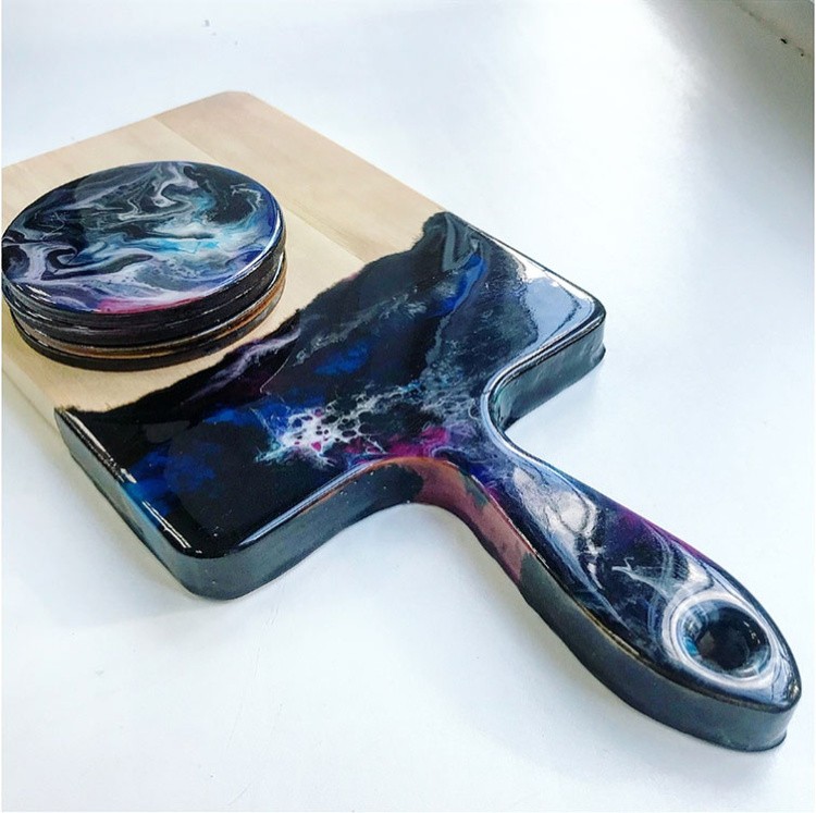 Паста пигментная для эпоксидной смолы, серая, 20 г, Artline Pigment Paste — картинка 2