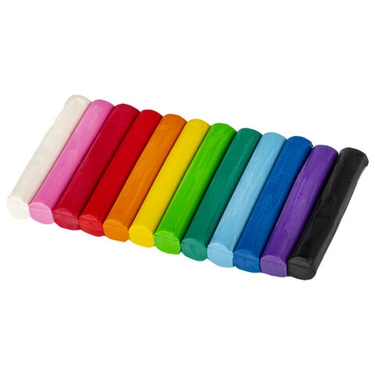 Пластилин со скалкой и формочками Юнландия 12 цв., 165 г — картинка 2