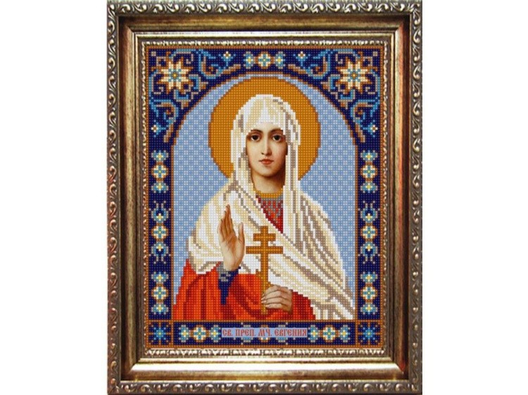 Рисунок на ткани «Св.Евгения»