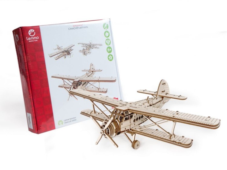 Конструктор из дерева «Самолет Арлан», Lemmo — картинка 6