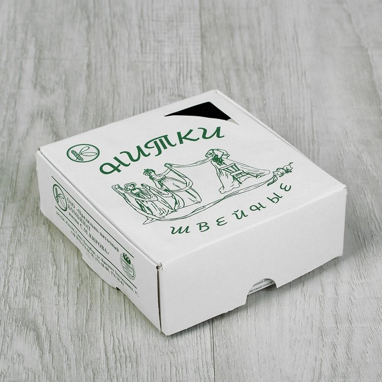 Нитки 40ЛШ цвет черный (20 шт.) — картинка 3