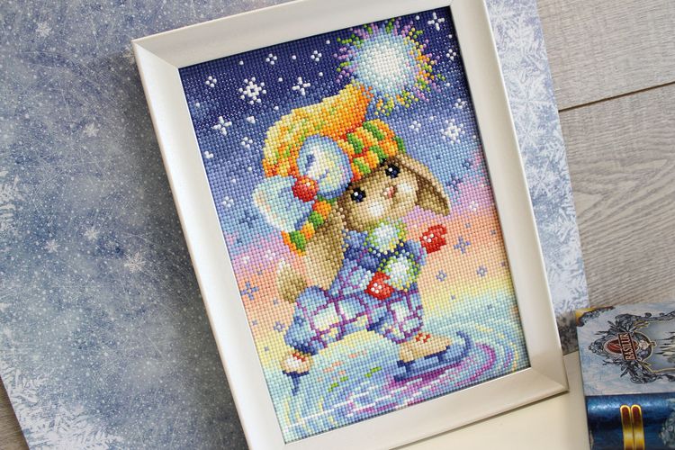 Алмазная вышивка «Модная фигуристка» — картинка 2