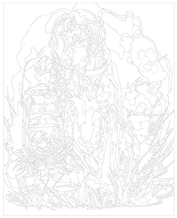 Картина по номерам «Преданный друг» — картинка 3