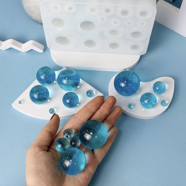 Силиконовый молд - Шары, 10 размеров, 1 шт. — картинка 3