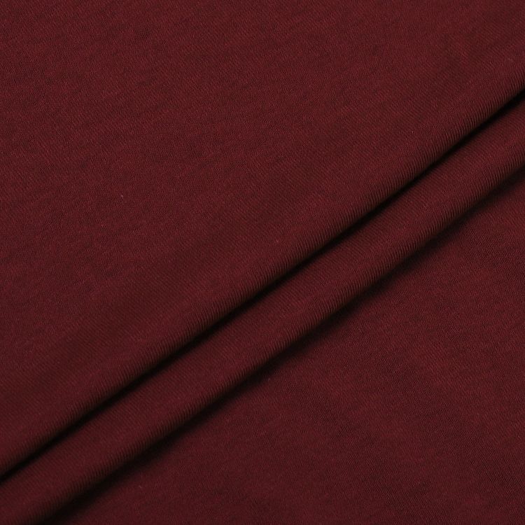 Ткань трикотаж Кулирка, 10 м x 200 см, 145 г/м², цвет: винный, TBY — картинка 2