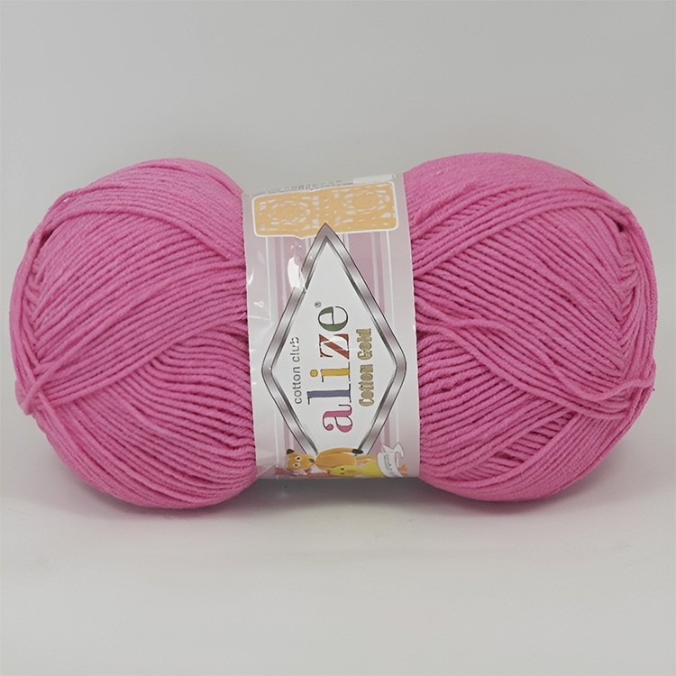 Пряжа ALIZE Cotton Gold (264), розовый кварц, 5 шт. по 100 г — картинка 2