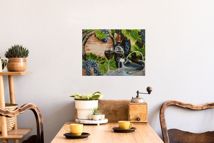 Алмазная вышивка «Виноградный день» — картинка 3