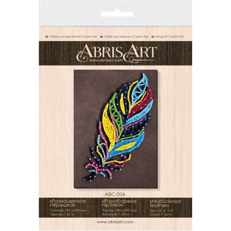 Набор для творчества STRING ART «Разноцветное пёрышко» — картинка 8