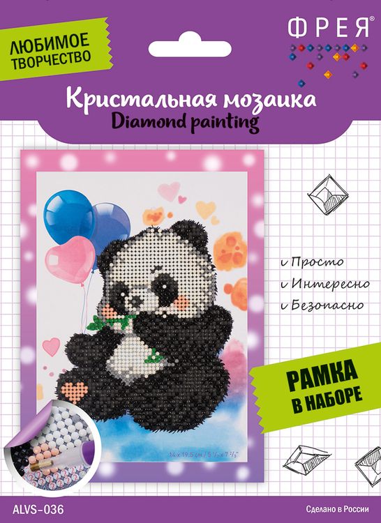 Алмазная вышивка «Панда» — картинка 2