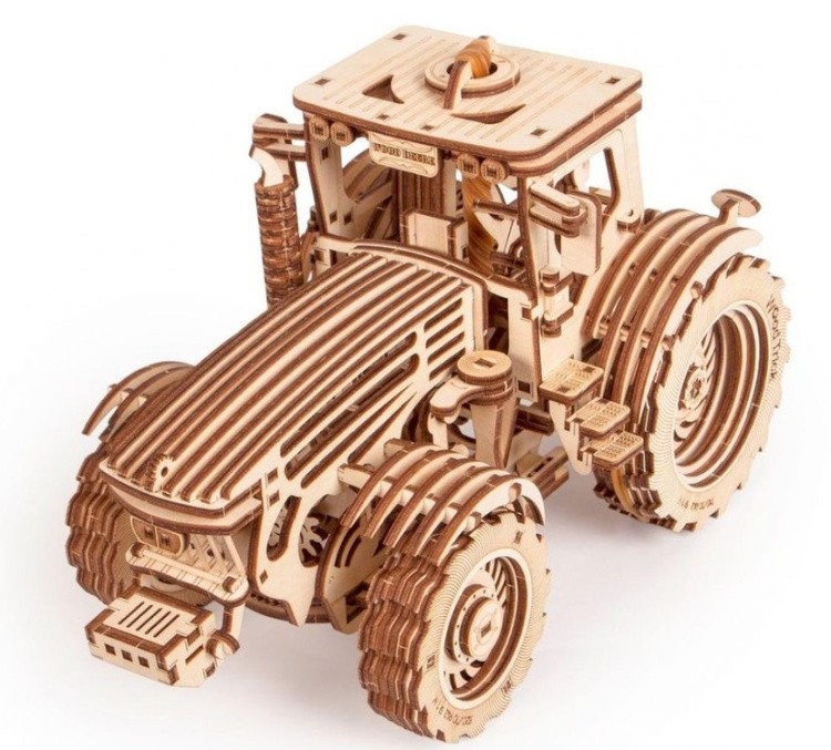 Конструктор из дерева «Трактор», Wood Trick — картинка 5