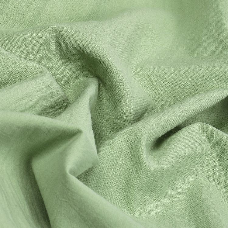 Ткань Хлопок крэш, 5 м х 150 см, 90 г/м², цвет: светло-зеленый, TBY — картинка 4