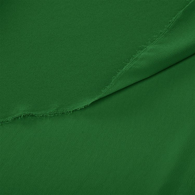 Ткань Креп-шифон, 5 м, ширина 150 см, 105 г/м2, цвет: зеленый чай, TBY — картинка 4