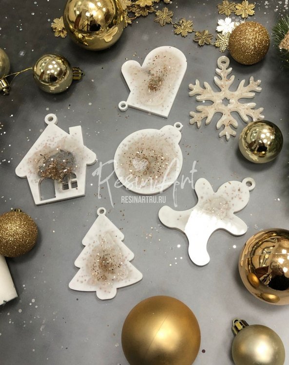 Набор для создания 12 шт. елочных игрушек №2 Illueene — картинка 5