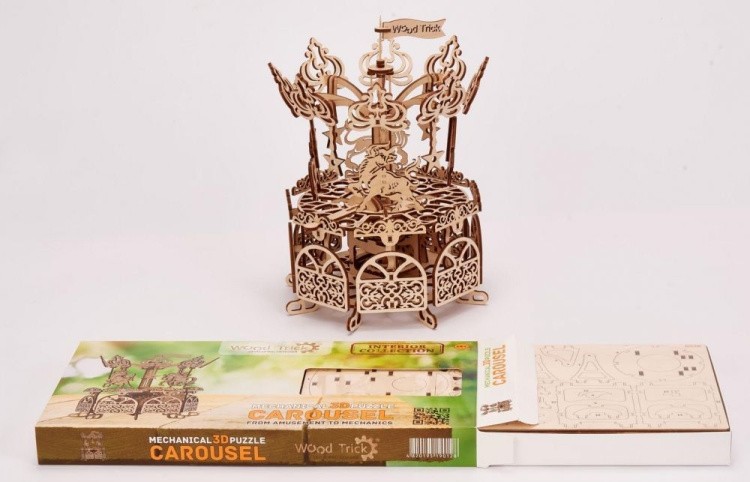Конструктор из дерева «Карусель», Wood Trick — картинка 8