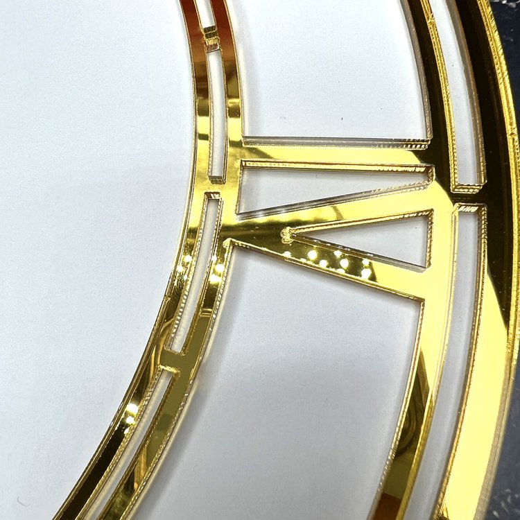 Зеркальный циферблат Золото №1, 30 см, Epoxy Master — картинка 2