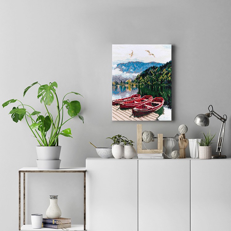 Алмазная вышивка «Горная безмятежность» — картинка 3