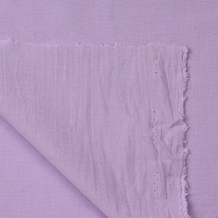 Ткань Хлопок крэш, 1 м х 150 см, 90 г/м², цвет: сиреневый, TBY — картинка 5