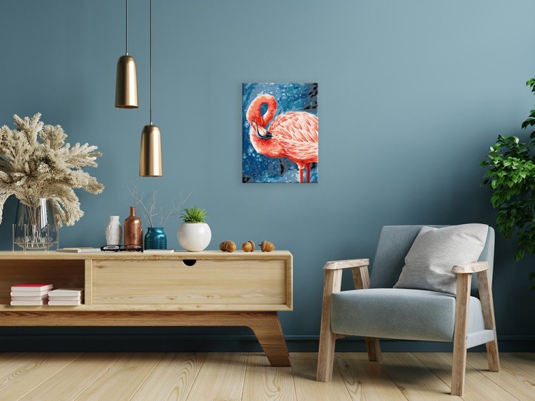 Картина по номерам «Изящный фламинго» — картинка 5