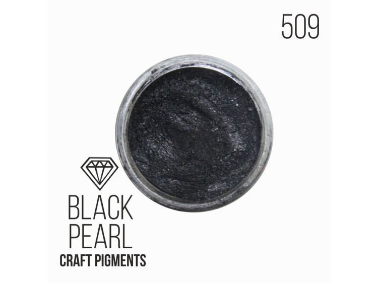 Пигмент минеральный черный жемчуг (Black Pearl) 25 мл, CraftPigments