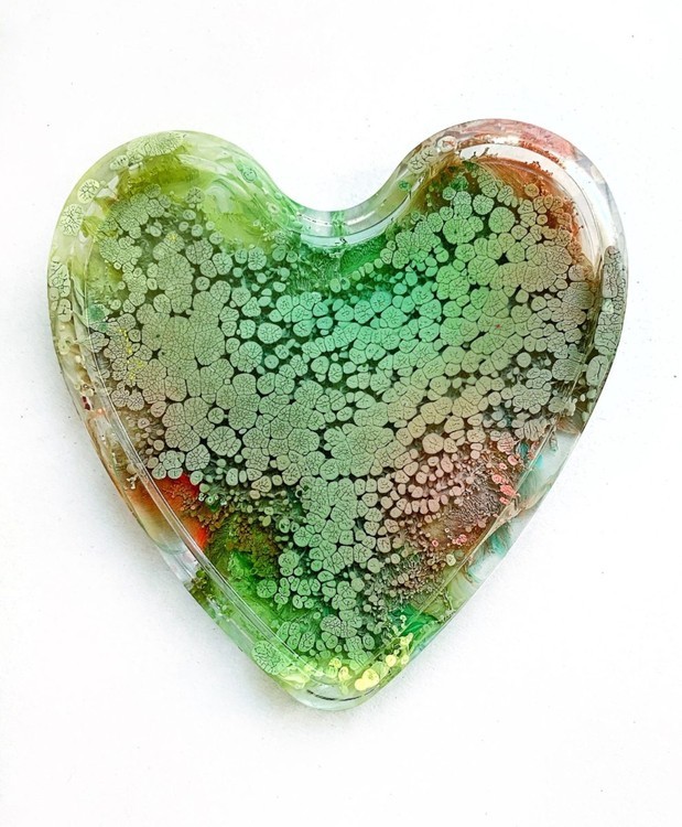 Большая силиконовая форма для Петри Сердце с бортиками, Resin Pro — картинка 3