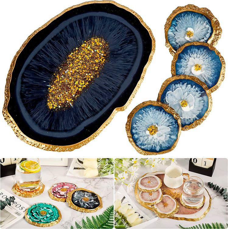 Силиконовый молд - Поднос с живым краем, 36x27см 1 шт. — картинка 2