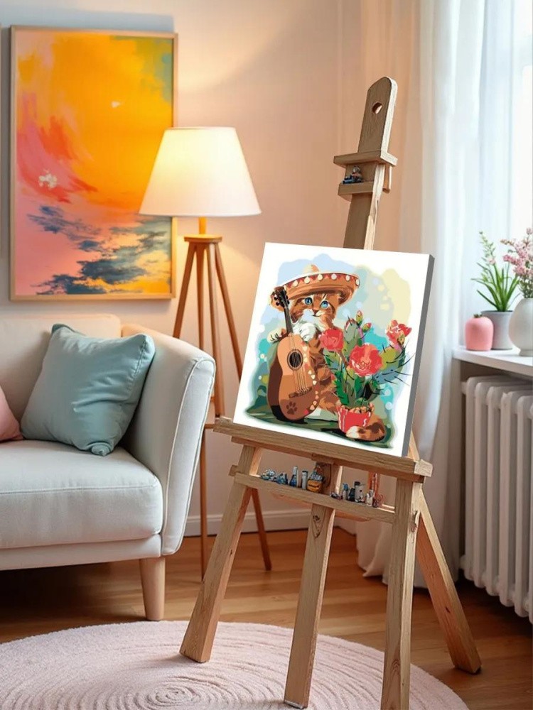 Картина по номерам «Кошачья серенада» — картинка 9