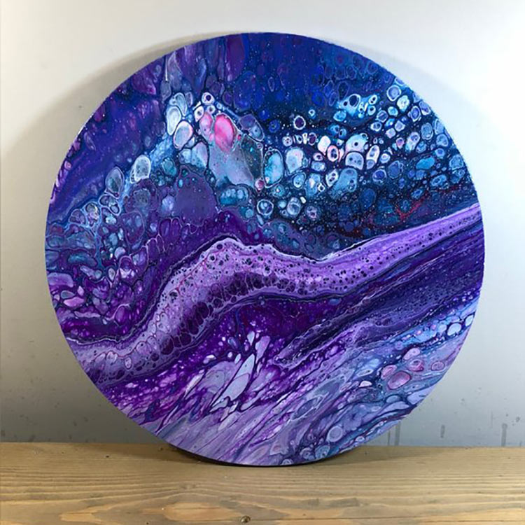 Набор красок для рисования жидким акрилом Флюид Арт, Art Blong — картинка 6