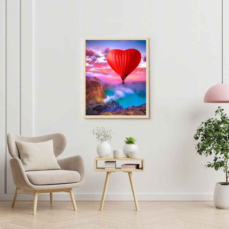 Картина по номерам «Полет на воздушном шаре» — картинка 4