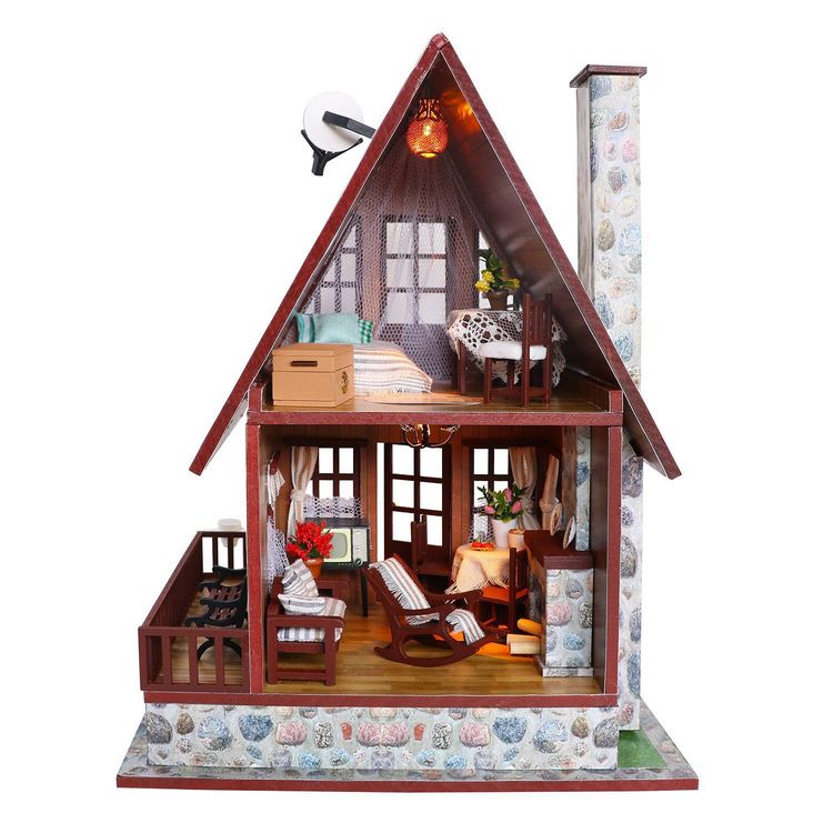 Набор для создания миниатюры (румбокс) «На даче» (русифицированная версия) — картинка 2