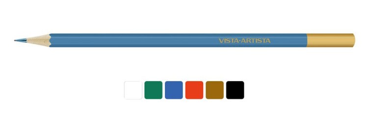 Акварельные карандаши «Ботаника. Анемон», заточенные, 8 упаковок по 6 цв., Vista-Artista Extra Fine — картинка 2