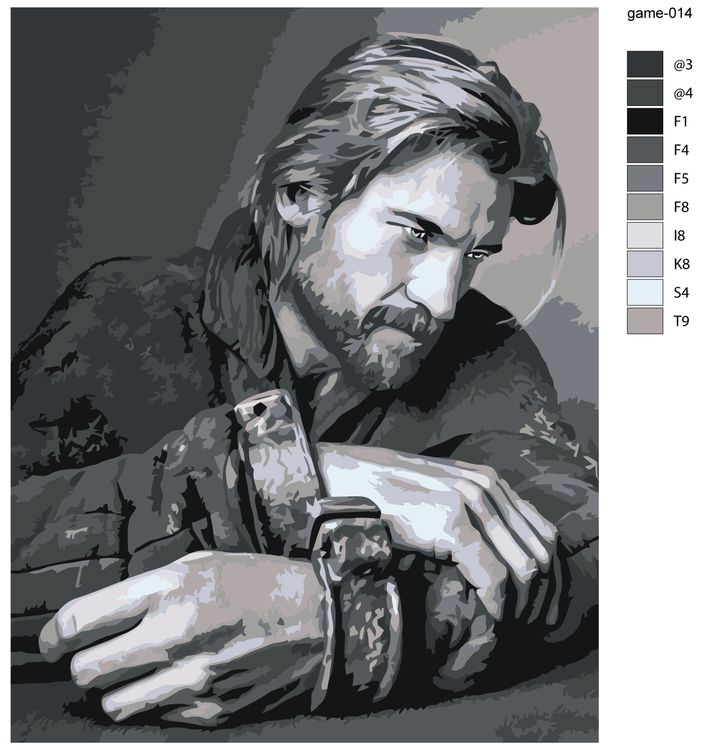 Картина по номерам «Игра престолов: Джейме Ланнистер 2» — картинка 2