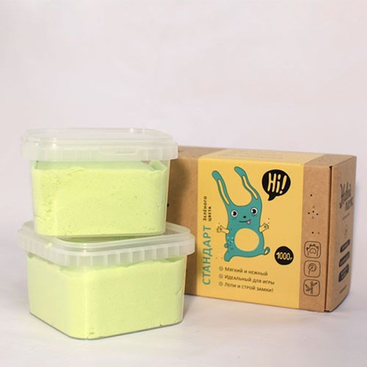 Живой песок Стандарт, 1000 г зеленый — картинка 3