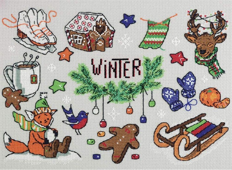 Набор для вышивания «Подушка. Маки» — картинка 2