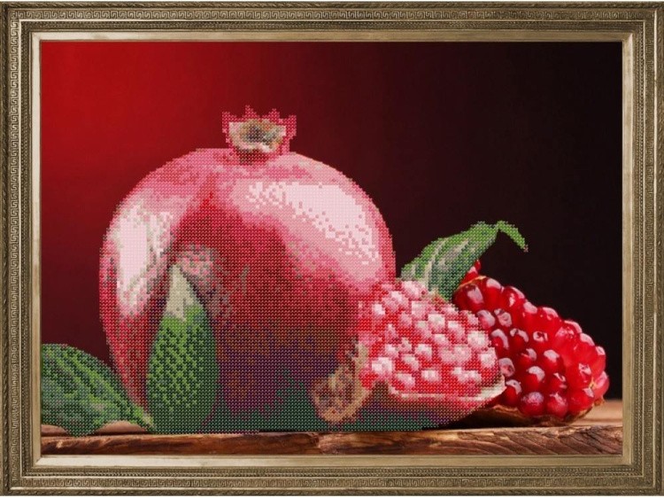 Набор вышивки бисером «Сочный гранат» — картинка 2